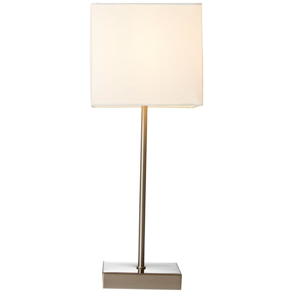 BRILLIANT lampa Aglae bordslampa beröringsbrytare vit | 1x D45, E14, 40W, lämplig för dropplampor (ingår inte) | Skala A ++ till E | Med på / av berör