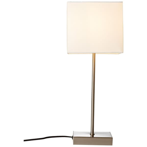 BRILLIANT lampa Aglae bordslampa beröringsbrytare vit | 1x D45, E14, 40W, lämplig för dropplampor (ingår inte) | Skala A ++ till E | Med på / av berör