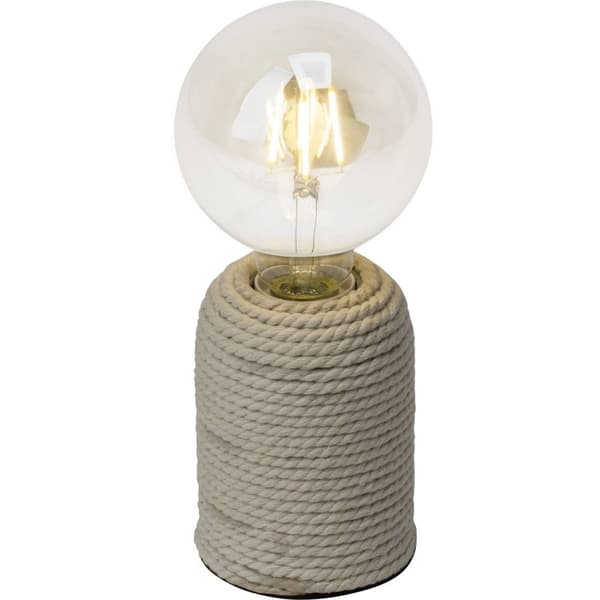 BRILLIANT lampa Cardu bordslampa naturlig | 1x G95, E27, 40W, lämplig för normala lampor (ingår ej) | Skala A ++ till E | Med sladdbrytare