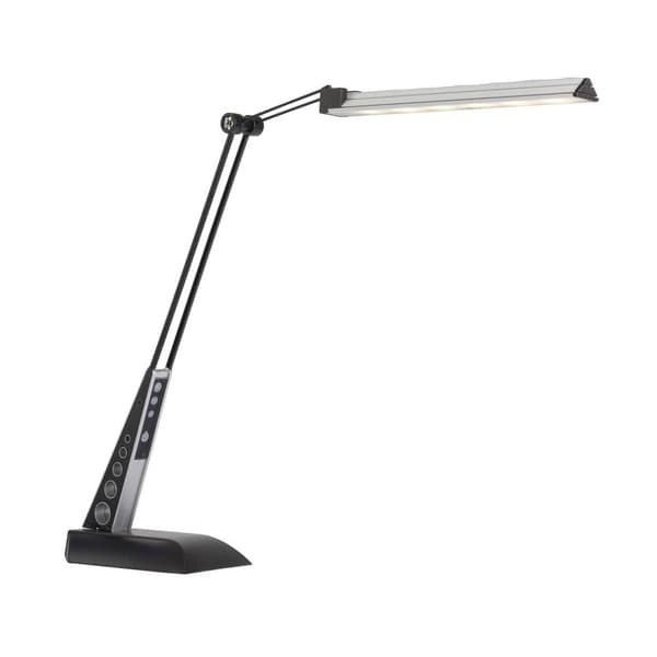 BRILLIANT lampuu Jaap LED-pöytävalaisin musta / kromi | 1x 6W integroitu LED, (420lm, 5500K) | Asteikko A ++ E | 3-vaiheinen kosketushimmennin