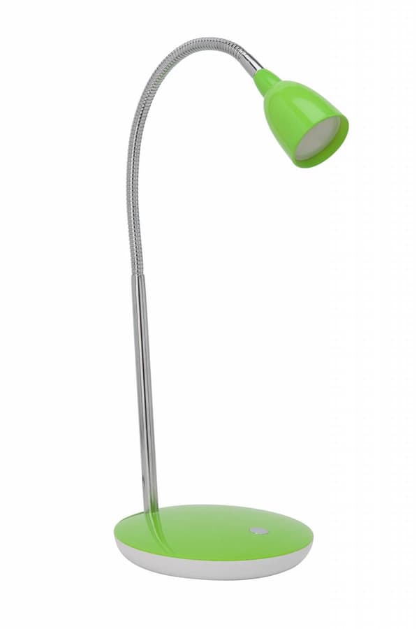 BRILLIANT lampe Anthony LED bordlampe jern/grøn | 1x 2,4W LED integreret, (200lm, 3000K) | Skala A ++ til E | Med trykafbryder på bunden