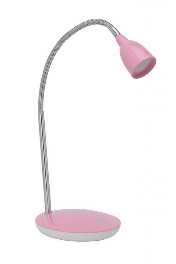 BRILLIANT lampuu Anthony LED pöytävalaisin rauta / pinkki | 1x 2,4W LED integroitu, (200lm, 3000K) | Asteikko A ++ E | Painekytkin pohjassa