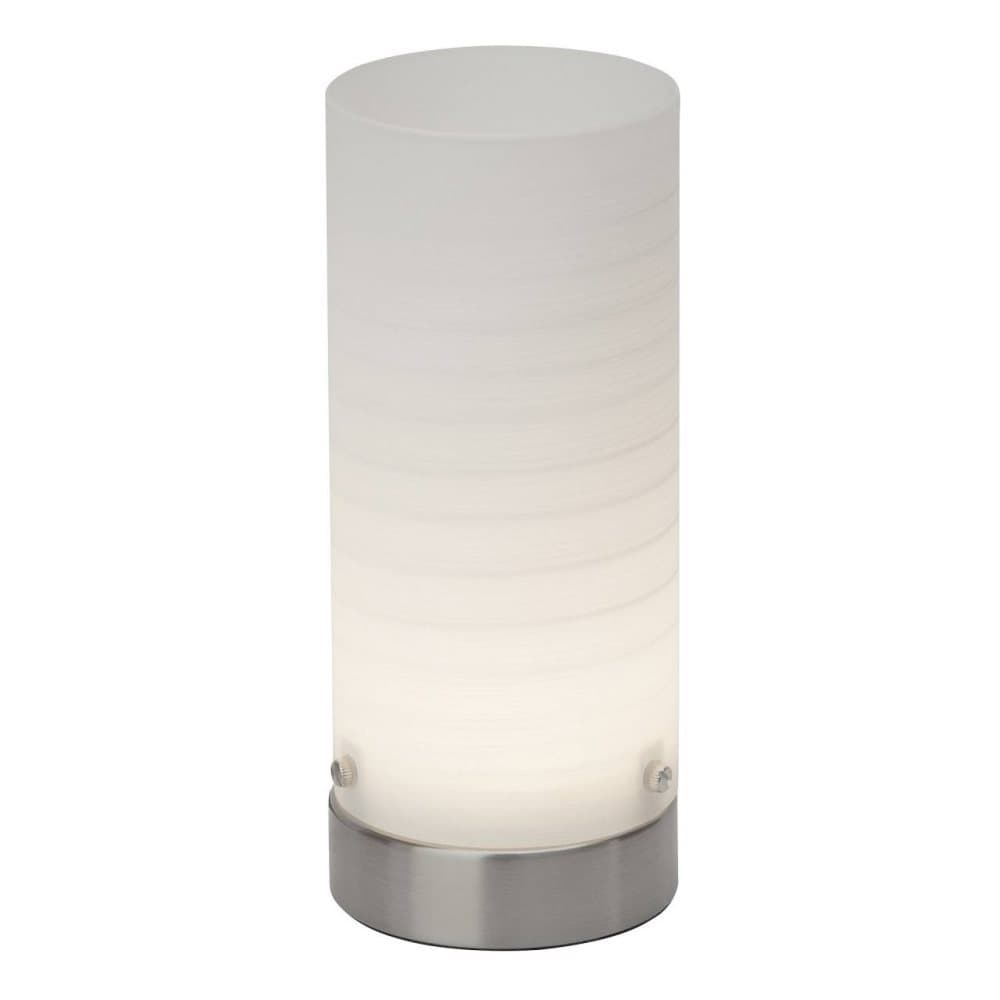 BRILLIANT lampa Daisy LED-bordslampa järn / vit | 1x 4,5W LED integrerad, (280lm, 3000K) | Skala A ++ till E | Med sladdbrytare