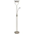 Miniatyrbillede 7 af 10: BRILLIANT lampe Ollie LED lighter læsearm messing antik | 1x 18W LED integreret (SMD), (1600lm, 3000K) | Skala A ++ til E | Forlygter og læsearm juste