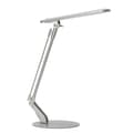 Miniatyrbillede 2 af 10: BRILLIANT lampe Brendan LED bordlampe titanium | 1x 6W LED integreret (SMD), (680lm, 4100K) | Skala A ++ til E | Tryk på knappen på hovedet