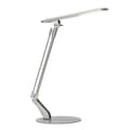 Miniatyrbillede 1 af 10: BRILLIANT lampe Brendan LED bordlampe titanium | 1x 6W LED integreret (SMD), (680lm, 4100K) | Skala A ++ til E | Tryk på knappen på hovedet