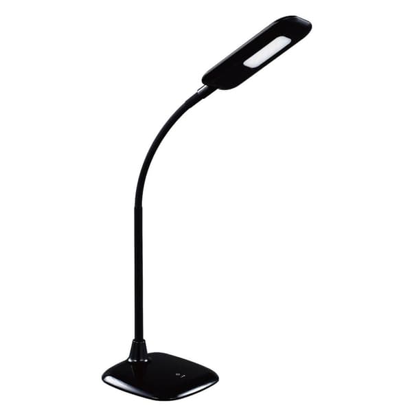 BRILLIANT lampe Nele LED bordlampe punktdæmper sort | 1x 5W LED integreret (SMD), (300lm, 6000K) | Skala A ++ til E | Med 3-trins berøringsdæmper