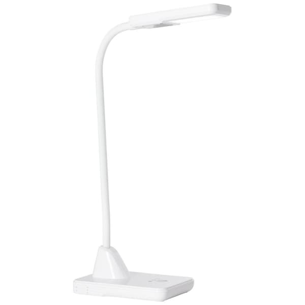 BRILLIANT lampe Joscha LED bordlampe hvid | 1x 5W LED integreret, (418lm, 4600K) | Skala A ++ til E | Med 3-trins berøringsdæmper