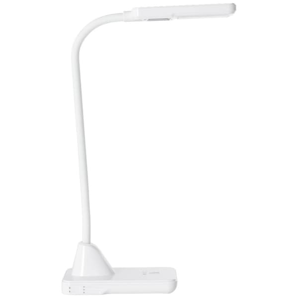 BRILLIANT lampe Joscha LED bordlampe hvid | 1x 5W LED integreret, (418lm, 4600K) | Skala A ++ til E | Med 3-trins berøringsdæmper