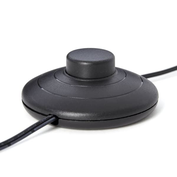 BRILLIANT lampe Brok hvælvet gulvlampe 2,0 m brun/grå | 1x A60, E27, 60W, egnet til normale lamper (medfølger ikke) | Skala A ++ til E | Drej med fodk