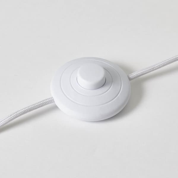 BRILLIANT lampa Nori golvlampa 1-flamma naturlig / vit | 1x A60, E27, 40W, lämplig för normala lampor (ingår ej) | Skala A ++ till E | Med fotomkoppla