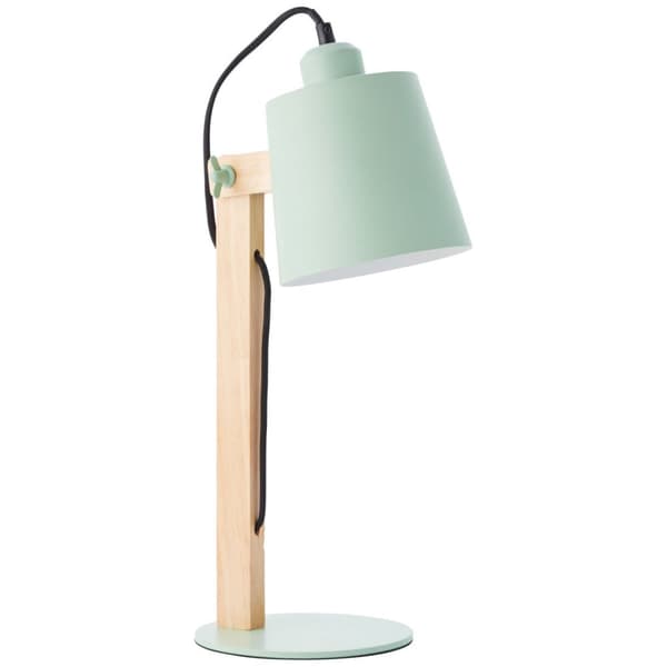 BRILLIANT lampe Drejelig bordlampe grøn mat | 1x A60, E27, 30W, egnet til normale lamper (medfølger ikke) | Skala A ++ til E | Med ledningskontakt