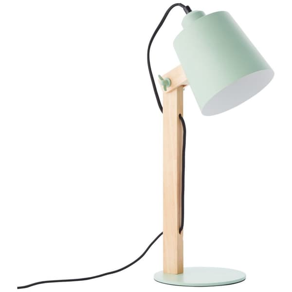 BRILLIANT lampe Drejelig bordlampe grøn mat | 1x A60, E27, 30W, egnet til normale lamper (medfølger ikke) | Skala A ++ til E | Med ledningskontakt