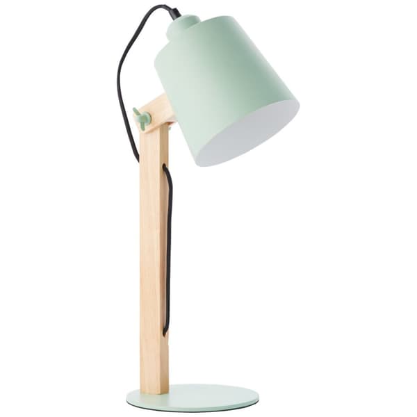 BRILLIANT lampe Drejelig bordlampe grøn mat | 1x A60, E27, 30W, egnet til normale lamper (medfølger ikke) | Skala A ++ til E | Med ledningskontakt