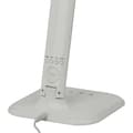 Miniatyrbillede 5 af 11: BRILLIANT lampe Glenn LED skrivebordslampe hvid | 1x 5W LED integreret SMD, 300lm, 2800-6500K | Trinløs berøringsdæmper / lysfarve justerbar | Med kal