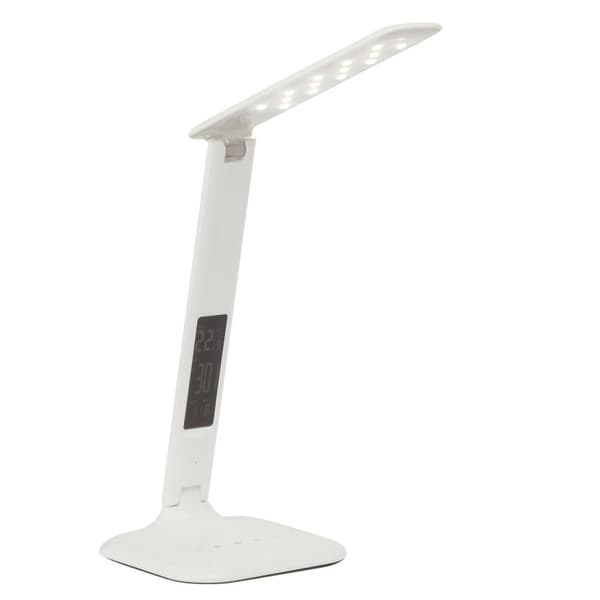 BRILLIANT lampe Glenn LED skrivebordslampe hvid | 1x 5W LED integreret SMD, 300lm, 2800-6500K | Trinløs berøringsdæmper / lysfarve justerbar | Med kal
