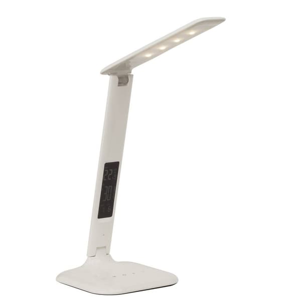 BRILLIANT lampe Glenn LED skrivebordslampe hvid | 1x 5W LED integreret SMD, 300lm, 2800-6500K | Trinløs berøringsdæmper / lysfarve justerbar | Med kal