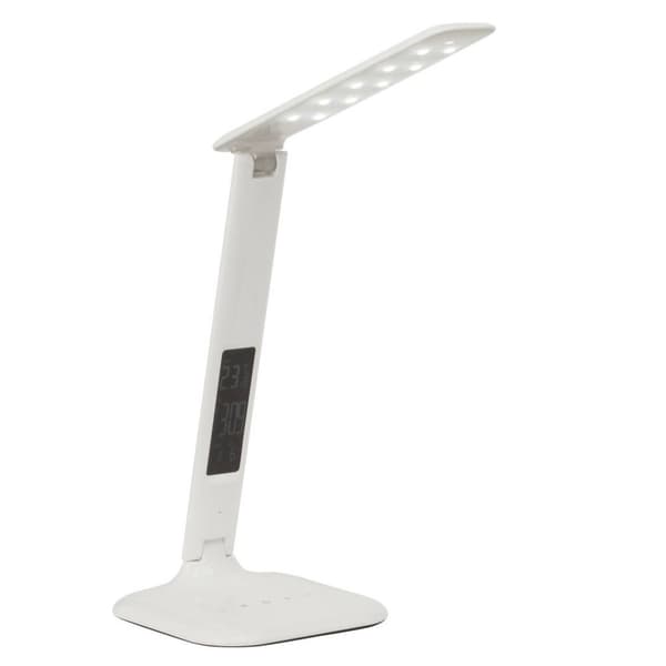 BRILLIANT lampe Glenn LED skrivebordslampe hvid | 1x 5W LED integreret SMD, 300lm, 2800-6500K | Trinløs berøringsdæmper / lysfarve justerbar | Med kal