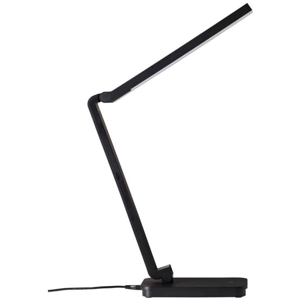 BRILLIANT lampe Tori LED bordlampe sort | 1x 5W LED integreret SMD, 320lm, 5000K | Uendeligt dæmpbar med touch-dæmper | Justerbar i højde og vinkel i