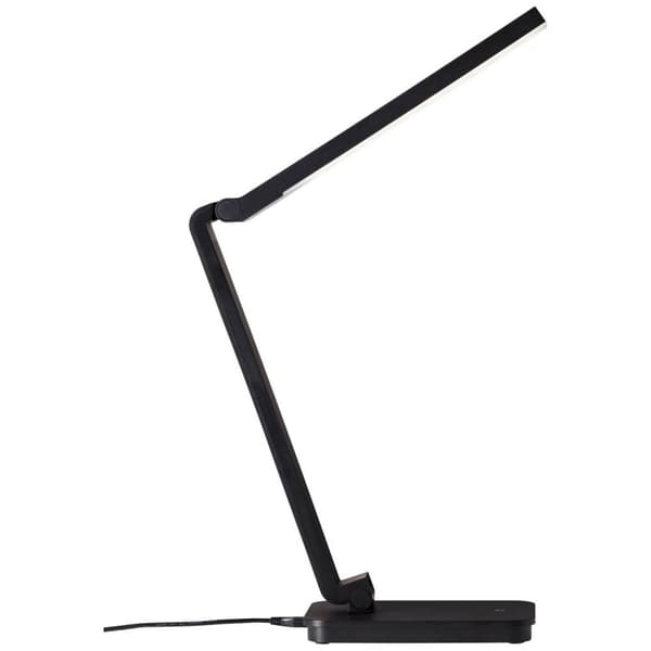 BRILLIANT lampe Tori LED bordlampe sort | 1x 5W LED integreret SMD, 320lm, 5000K | Uendeligt dæmpbar med touch-dæmper | Justerbar i højde og vinkel i
