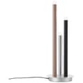 Miniatyrbild 5 av 11: BRILLIANT lampa cembalo LED-bordslampa 3-flammar alu / svart / brun | 3x 4W LED integrerad, 385lm, 3000K | Kan dimmas i tre steg med en sladdbrytare |