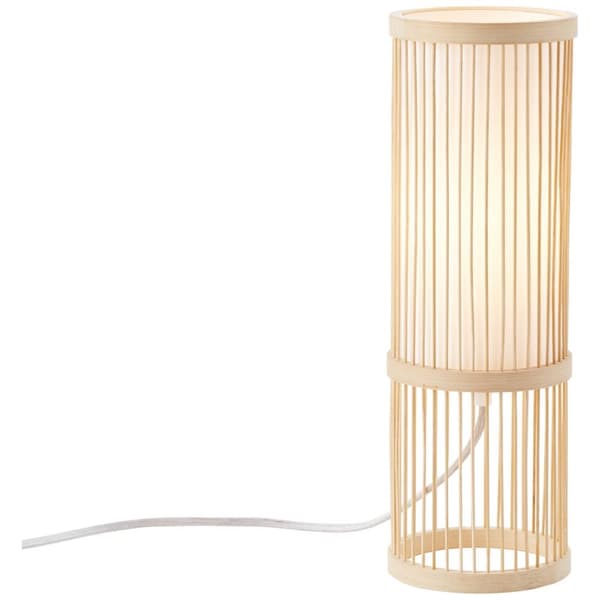 BRILLIANT lampa Nori bordslampa naturlig / vit | 1x A60, E27, 40W, gf normala lampor n, Ent, | Med sladdbrytare | Lämplig för LED-lampor