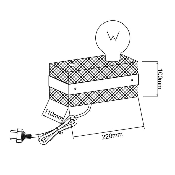 BRILLIANT lampe Woodhill bordlampe antik / sort | 1x A60, E27, 30W, gf normale lamper n, Ent, | Med vippekontakt | Velegnet til LED-lamper