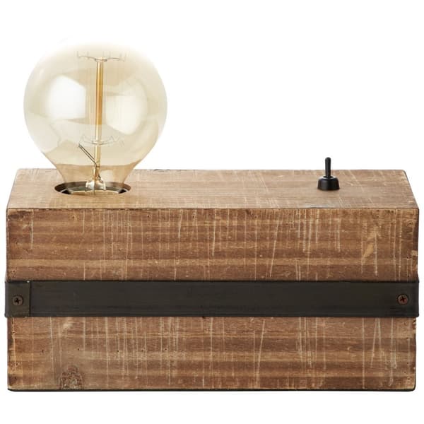BRILLIANT lampe Woodhill bordlampe antik / sort | 1x A60, E27, 30W, gf normale lamper n, Ent, | Med vippekontakt | Velegnet til LED-lamper