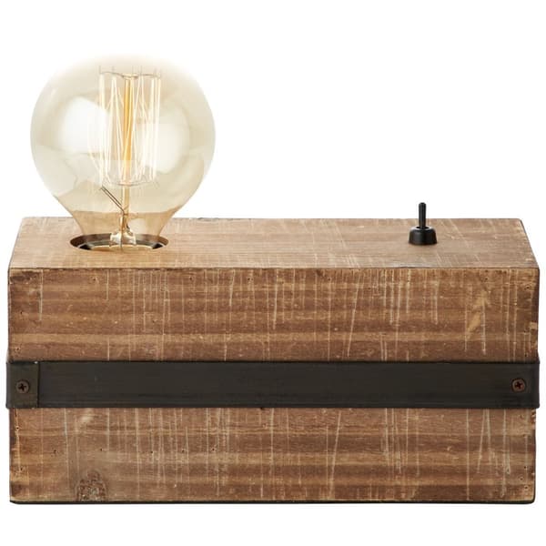 BRILLIANT lampe Woodhill bordlampe antik / sort | 1x A60, E27, 30W, gf normale lamper n, Ent, | Med vippekontakt | Velegnet til LED-lamper