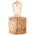 Miniatyrbillede 4 af 8: BRILLIANT lampe, Trabo bordlampe 10 cm bejdset fyrretræ, træ, 1x A60, E27, 25W, standard lamper (medfølger ikke), A++