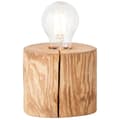 Miniatyrbillede 5 af 8: BRILLIANT lampe, Trabo bordlampe 10 cm bejdset fyrretræ, træ, 1x A60, E27, 25W, standard lamper (medfølger ikke), A++