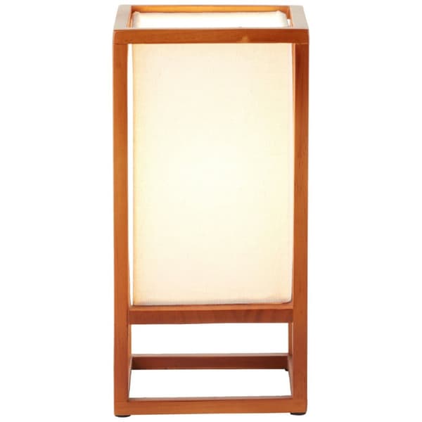 BRILLIANT lampa, Seaside bordslampa 25cm natur/vit, 1x D45, E14, 40W, med sladdbrytare
