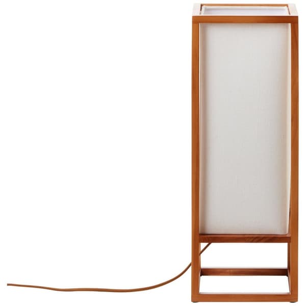 BRILLIANT lampa, Seaside bordslampa 53cm natur/vit, 1x A60, E27, 40W, med sladdbrytare