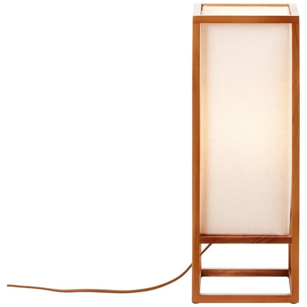 BRILLIANT lampa, Seaside bordslampa 53cm natur/vit, 1x A60, E27, 40W, med sladdbrytare