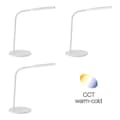 Miniatyrbillede 2 af 11: BRILLIANT lampe, Joni LED bordlampe med induktions opladningsholder hvid, 1x LED integreret, 4,5W LED integreret, (326lm, 3000-5400K), trådløs opladni