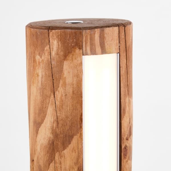 BRILLIANT lampe, Odun LED bordlampe bejdset fyrretræ, 1x LED integreret, 8W LED integreret, (800lm, 3000K), træ fra bæredygtigt skovbrug (FSC)