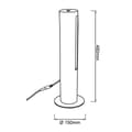 Miniatyrbillede 9 af 11: BRILLIANT lampe, Odun LED bordlampe bejdset fyrretræ, 1x LED integreret, 8W LED integreret, (800lm, 3000K), træ fra bæredygtigt skovbrug (FSC)