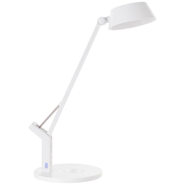 BRILLIANT lampe, Kaila LED bordlampe med induktions opladningsholder hvid, 1x LED integreret, 8W LED integreret, (710lm, 3100-6100K), trådløs opladnin