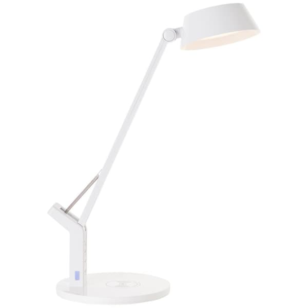 BRILLIANT lampe, Kaila LED bordlampe med induktions opladningsholder hvid, 1x LED integreret, 8W LED integreret, (710lm, 3100-6100K), trådløs opladnin