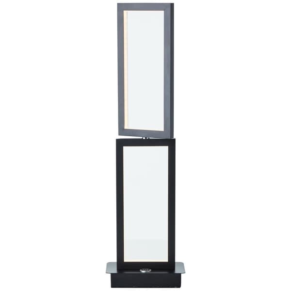 BRILLIANT lampe, Ranut LED bordlampe 2-flamme sort, 2x LED integreret, 9W LED integreret, (1000lm, 3000K), med 3-trins berøringsdæmper