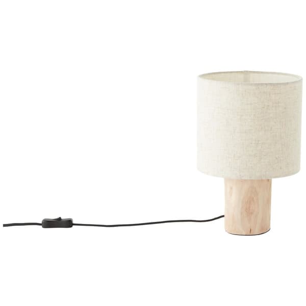 BRILLIANT lampe, Pia bordlampe natur, 1x A60, E27, 40W, træ fra bæredygtigt skovbrug (FSC)