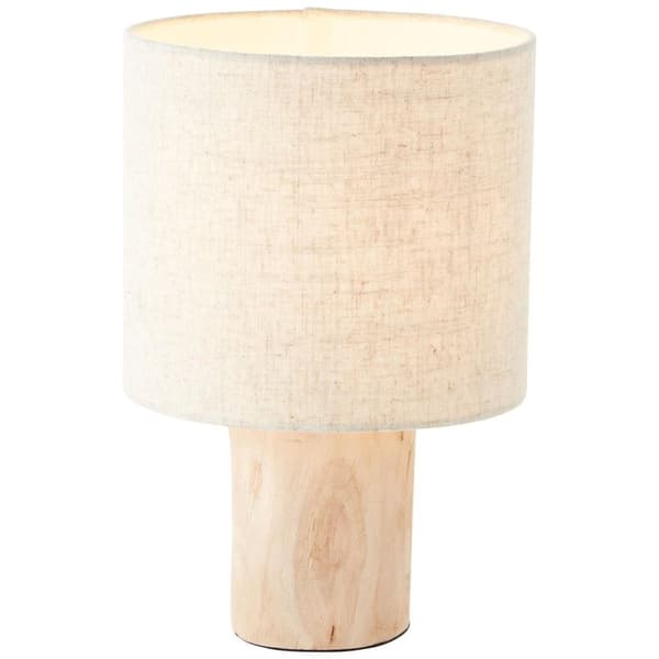 BRILLIANT lampe, Pia bordlampe natur, 1x A60, E27, 40W, træ fra bæredygtigt skovbrug (FSC)