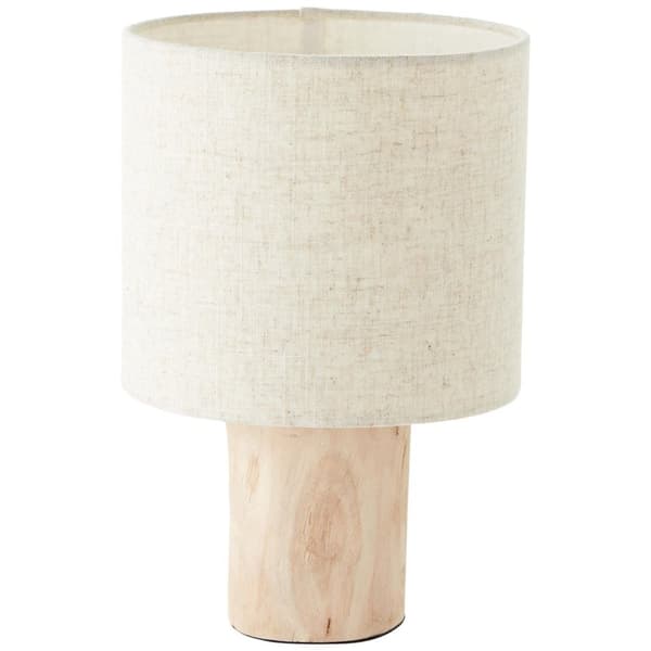 BRILLIANT lampe, Pia bordlampe natur, 1x A60, E27, 40W, træ fra bæredygtigt skovbrug (FSC)