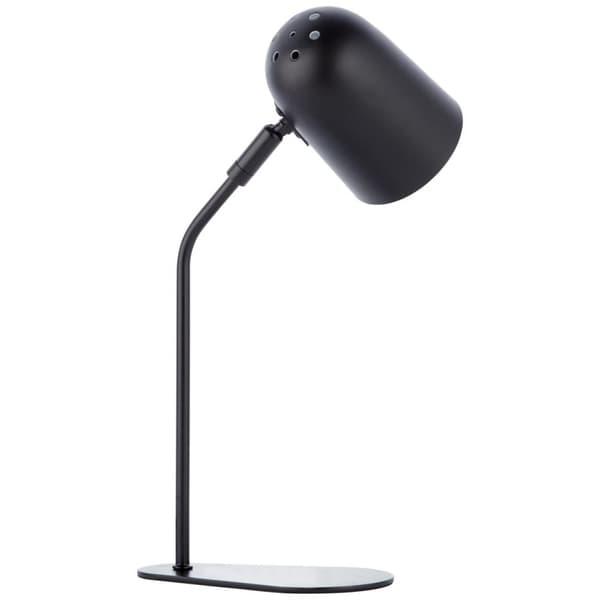 BRILLIANT lampa Tong bordslampa svart sammet | 1x D45, E14, 25W, lämplig för dropplampor (ingår ej)