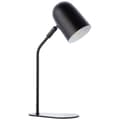 Miniatyrbild 2 av 8: BRILLIANT lampa Tong bordslampa svart sammet | 1x D45, E14, 25W, lämplig för dropplampor (ingår ej)
