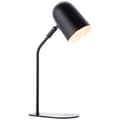 Miniatyrbild 1 av 8: BRILLIANT lampa Tong bordslampa svart sammet | 1x D45, E14, 25W, lämplig för dropplampor (ingår ej)