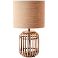 Miniatyrbild 1 av 5: BRILLIANT lampa Woodrow bordslampa 42cm naturlig | 1x A60, E27, 52W, lämplig för normala lampor (ingår ej)