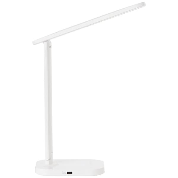 BRILLIANT lampa Vicari LED bordslampa vit | 1x LED integrerad, 6W LED integrerad, (450lm, 3000-6100K)