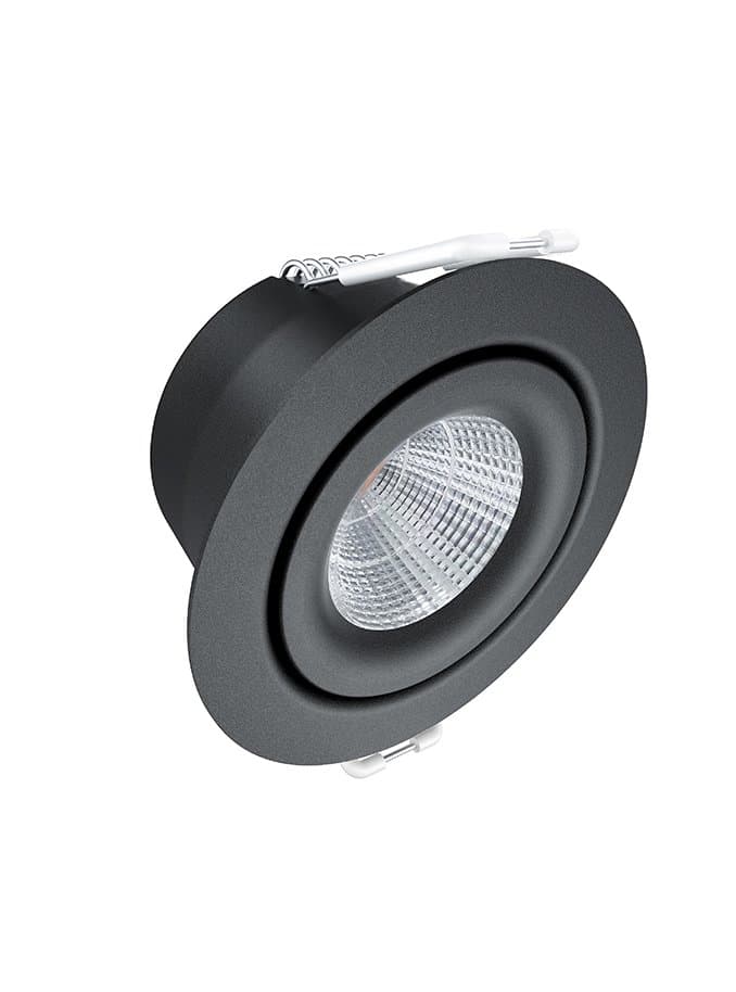 HiluX D3 Gen2 LED Spot 4,2W - Ra97 - 430LM - 3000K - Svart utomhus