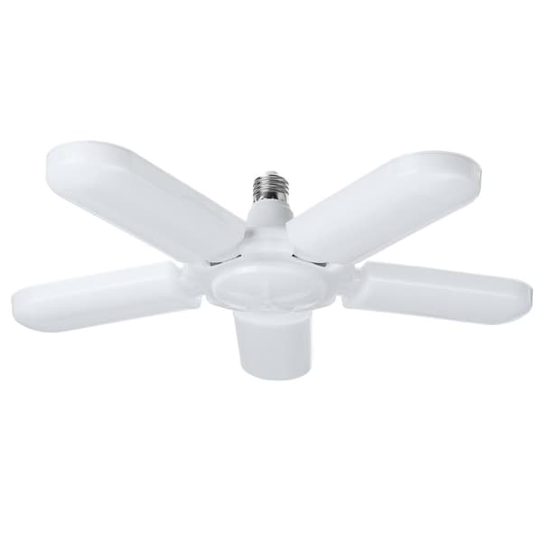 75W E27 Led lampe LED-lampe LED-pære Led industriel glødelampe AC 85-265V foldbar ventilatorbladlampebelysning til stue Garagelys